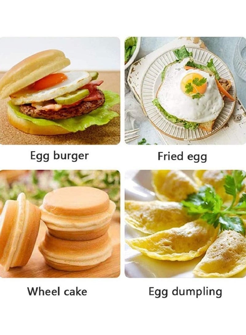 Granite Omelette Pan and Pancake Maker 4 Holes Non-Stick Aluminum Breakfast Omelette Pancake Maker Pancakes Steak Hamburger Non-Stick Pancakes Fried Eggs Burgers Frying Pan 4 Holes Granite Omelette Pan - Non-Stick 4 Holes Frying Pan - Granite 4 Hole Frying Pan - 4 Hole Egg and Hamburger Frying Pan - 4 Hole Granite Omelette Pan and Frying Pan - Image 5