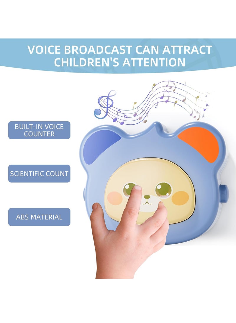 KASTWAVE Basketball Hoop Wall Mounted,Mini Basketball Hoop for Toddlers Boys Age 3-5, Adjustable Height, Voice Touch High Jump Counter for Kids, Space-Saving,Toddler Toys Age 4-7, Birthday Gifts for Boys 4-6 - Image 4