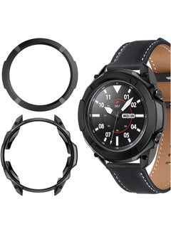 KASTWAVE Watch Case Cover Compatible with Samsung Galaxy Watch 4, Protector with rotating bezel, Accessories Bezel Ring Frame Protector (46MM, Black)  - Image 2