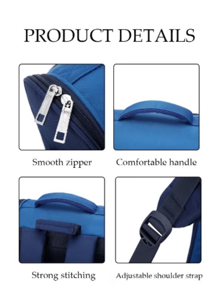 DUNISO Astronaut - Printed Kids' Schoolbag | Luminous Strip + Anti - Slip Chest Buckle, Practical & Fun - Image 3