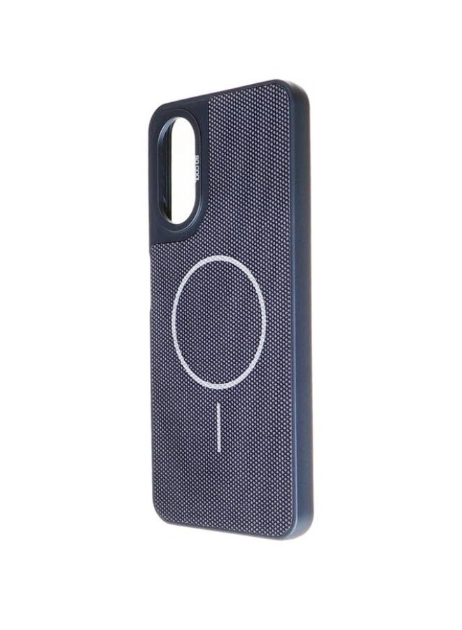 Plastic Back Cover For Oppo A17, Navy - Image 3
