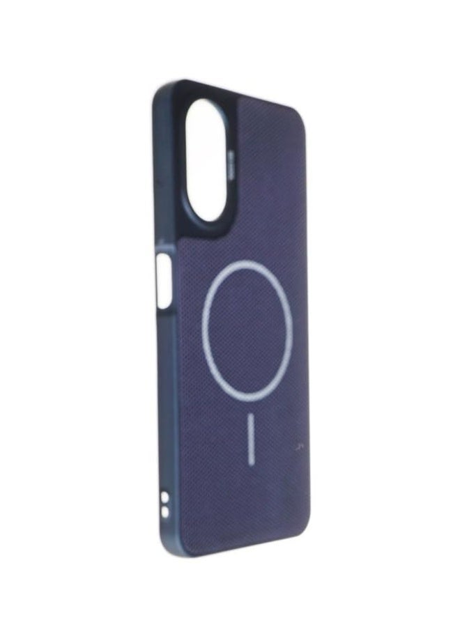 Plastic Back Cover For Oppo A17, Navy - Image 2