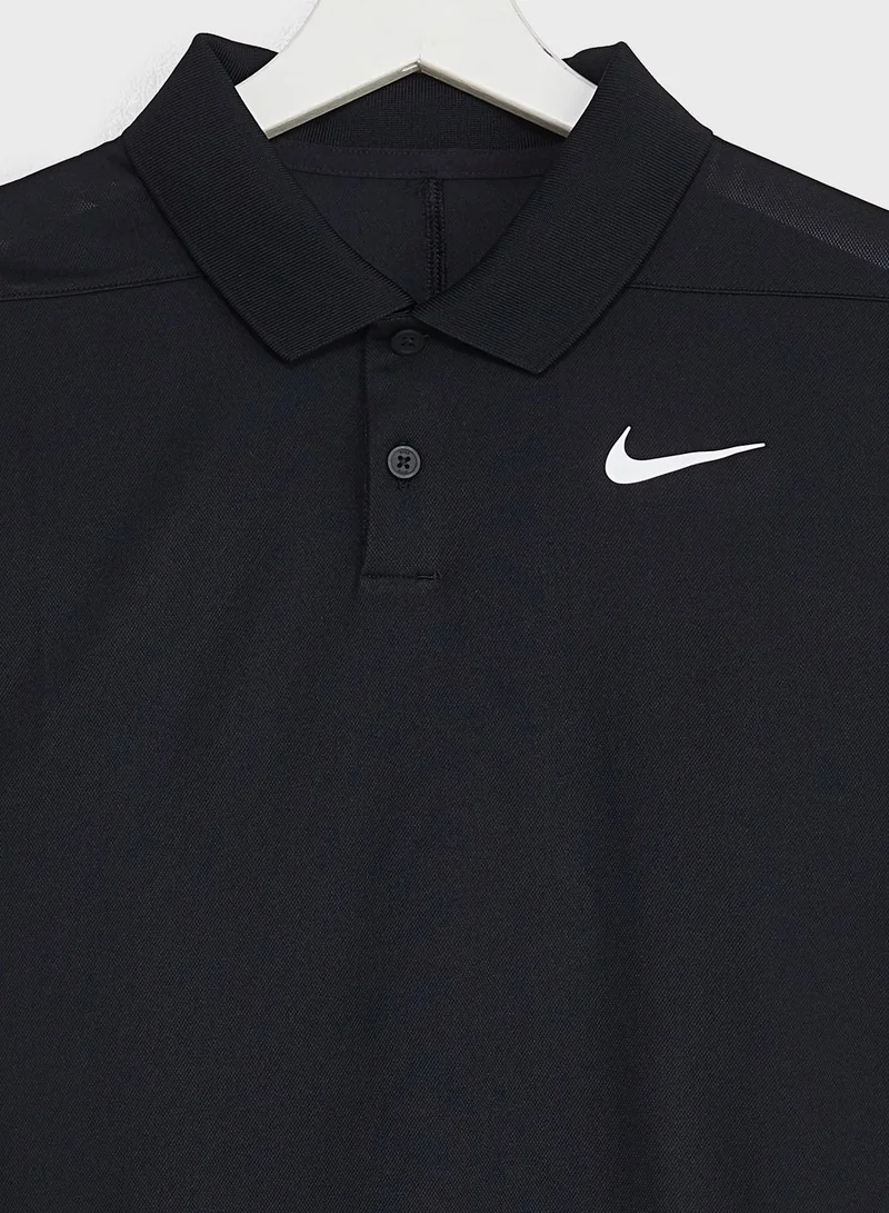 Nike Youth Dri-Fit Victory Stripe Polo