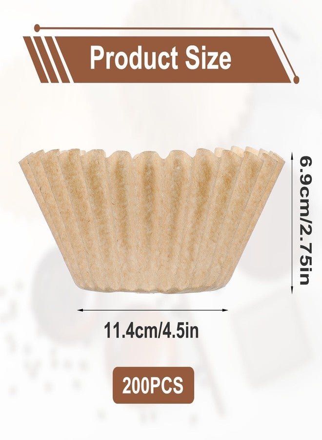 mekueeex Extra Large Coffee Filters 12, 13, 14, 15, 16 Cup Basket for Commercial, Domestic Coffee Maker Extra High Extra Wide, Anti ground, Flattened Diameter 9.75" (200) - Image 2
