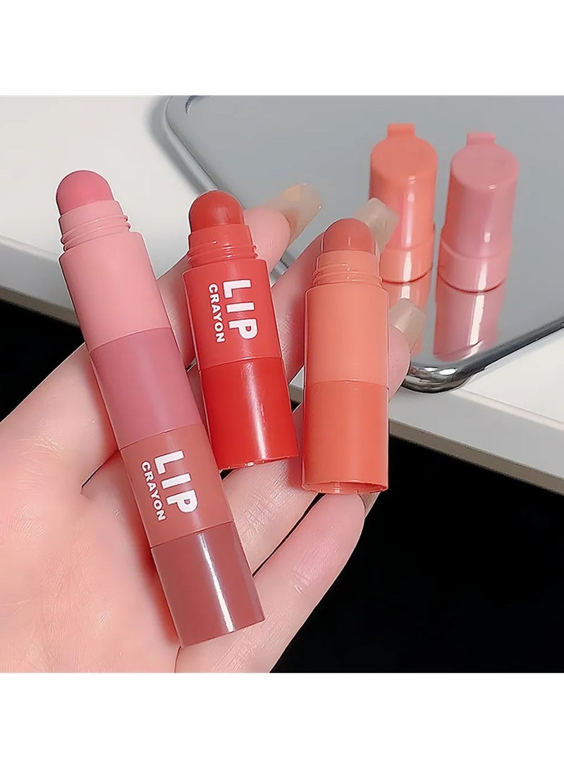 DubaiGallery 4 Colors Eyeshadow Stick, Highlighter Matte Pearly Glitter Shimmer Finish, Pink Color And Earth Color Tone Lazy Eyeshadow Pen Mini 4 In 1 Eyeshadow - Image 3