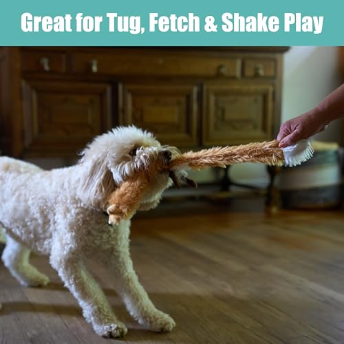 SPOT Skinneeez Fox 23-Inch Stuffing-Free Plush Dog Toy – Realistic Design with 2 Squeakers – Durable, Soft Polyester for Medium & Large Dogs – Tug, Fetch & Shake Play – for Moderate Chewers - Image 5