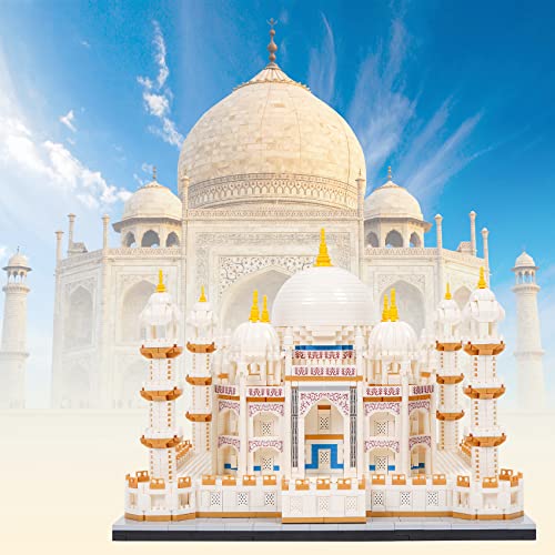 Geniteen Micro Mini Blocks Architecture Taj Mahal Model Building Blocks Set Architecture Collection 4036 PCS - Image 5