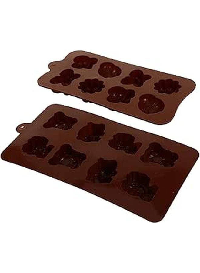 Food Grade Silicone Chocolate Mold Set 2pcs Insect Animal Candy Making Baking Supplies - Image 1