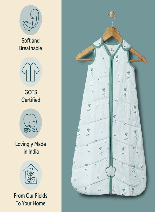 NINTARABABY 1.5 TOG Sleep Sack - Premium Organic Cotton, Soft, Breathable, Winter Swaddle & Wearable Blanket for Newborns, Infants (18-24 Months), Unisex Baby Sleeping Bag, Gifts for Babies - Image 5