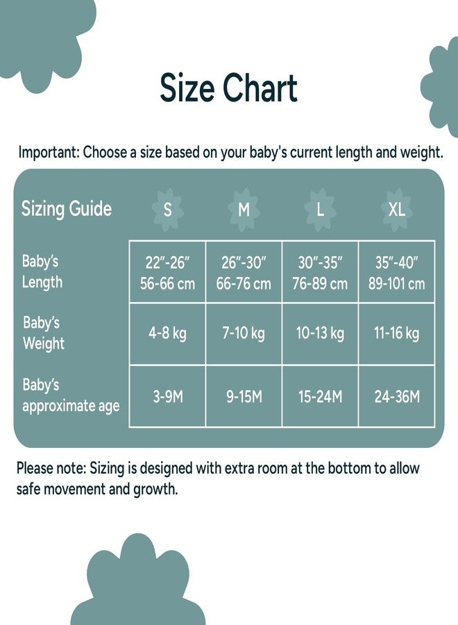 NINTARABABY 1.5 TOG Sleep Sack - Premium Organic Cotton, Soft, Breathable, Winter Swaddle & Wearable Blanket for Newborns, Infants (18-24 Months), Unisex Baby Sleeping Bag, Gifts for Babies - Image 3