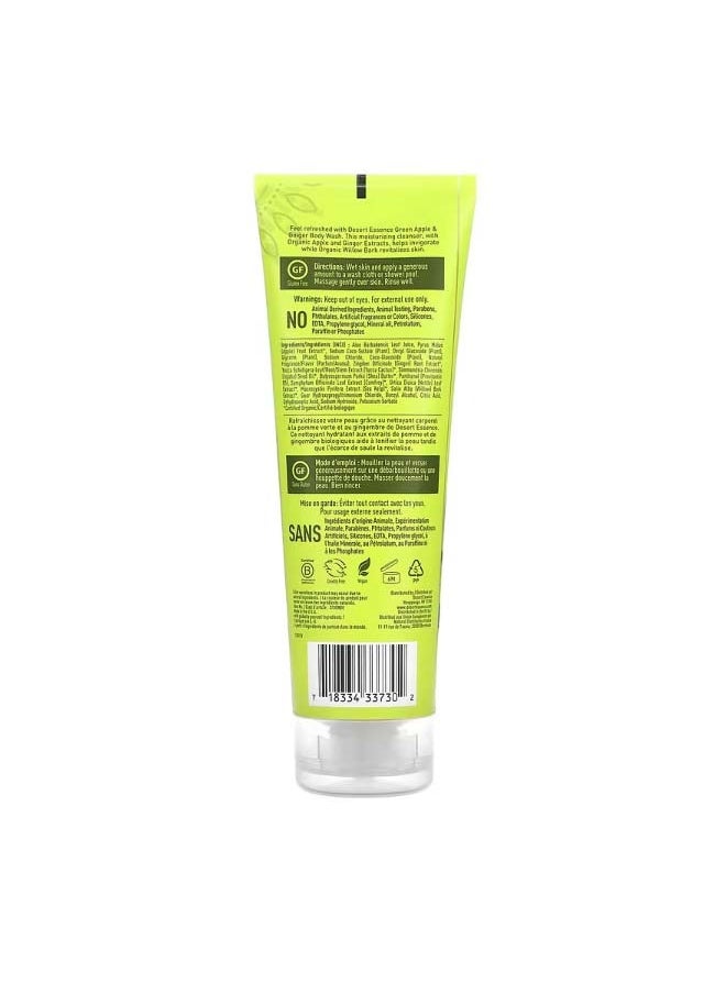 DESERT ESSENCE Body Wash Green Apple and Ginger 8 fl oz 237 ml  - Image 2