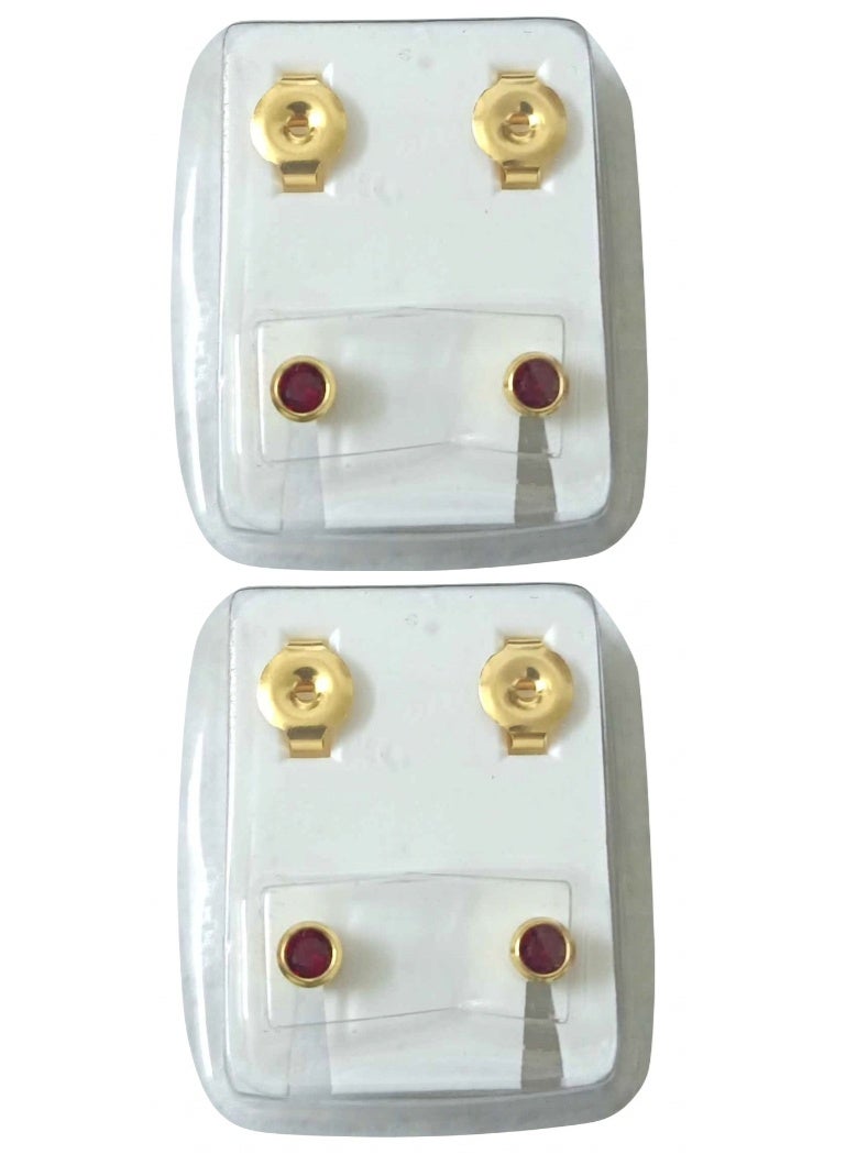 Medisystem 2-piece Sterilized Ear Piercing Studs