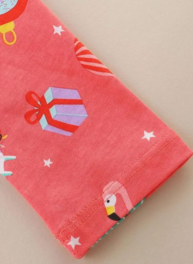 YUNIQEE Holiday Print Dress