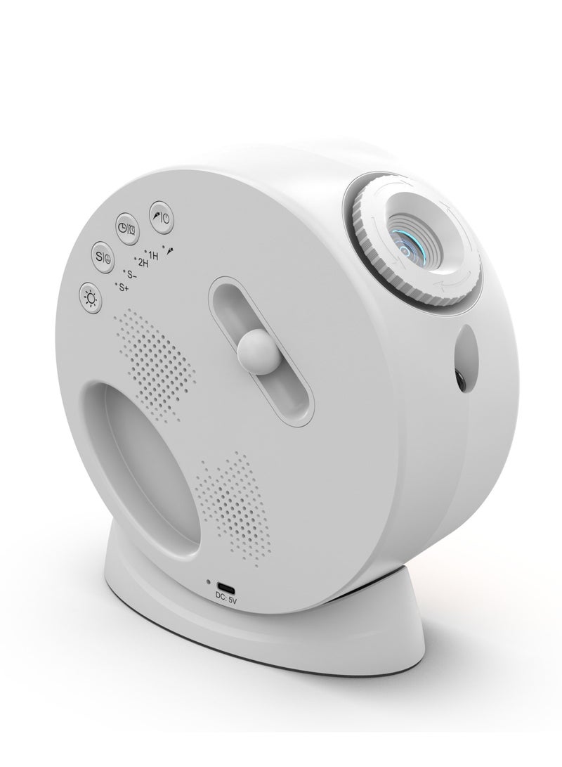 BlueFire Galaxy Projector 13-in-1 HD Planetarium Star Projector with 13 Films, Night Light and Timer, Globe Shape LED Starry Sky Light for Bedroom and Living Room, Colorful Lighting Effects, Plug-in USB Type-C, 50000h Lifespan, Modern ABS Design - Image 1