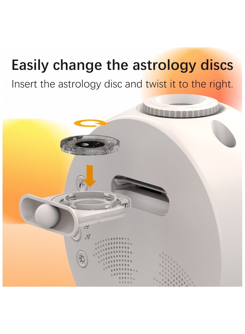 BlueFire Galaxy Projector 13-in-1 HD Planetarium Star Projector with 13 Films, Night Light and Timer, Globe Shape LED Starry Sky Light for Bedroom and Living Room, Colorful Lighting Effects, Plug-in USB Type-C, 50000h Lifespan, Modern ABS Design - Image 5