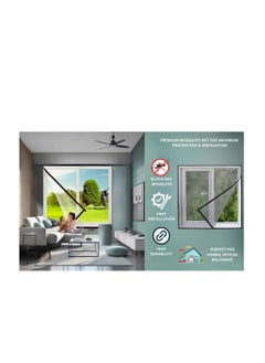 KNP KNP Custom Fiber Fly Insect Net, Anti Mosquito Bug For Windows Doors And Patio, Premium Pet Screen, Net Barrier, Invisible (2.5 Meter, 4 Feet) 2.5 M  - Image 2