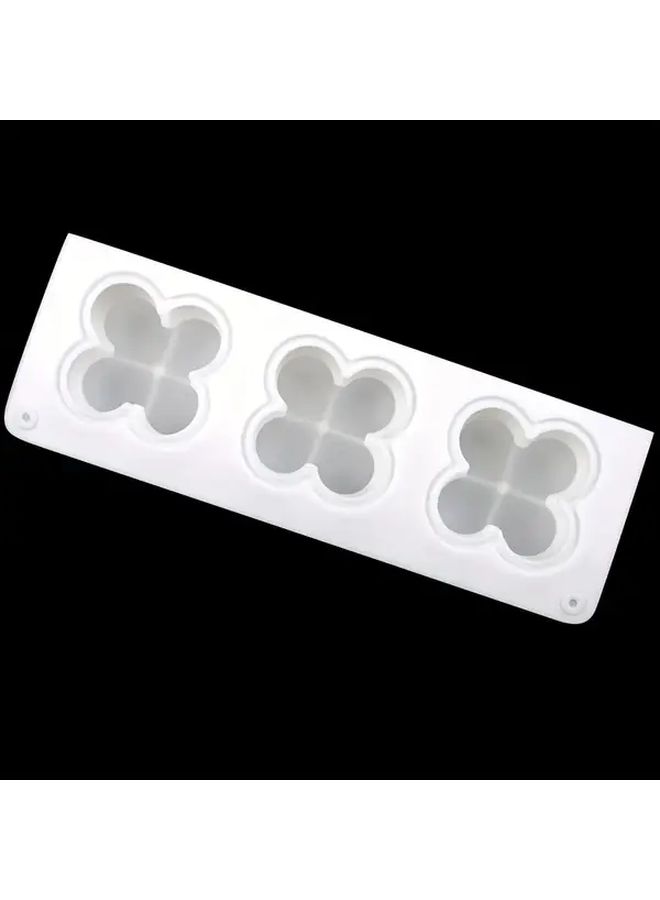 White Magic Cube Silicone Baking Mold 3 Cavity Non Stick Heat Resistant For Mousse Cake - Image 5