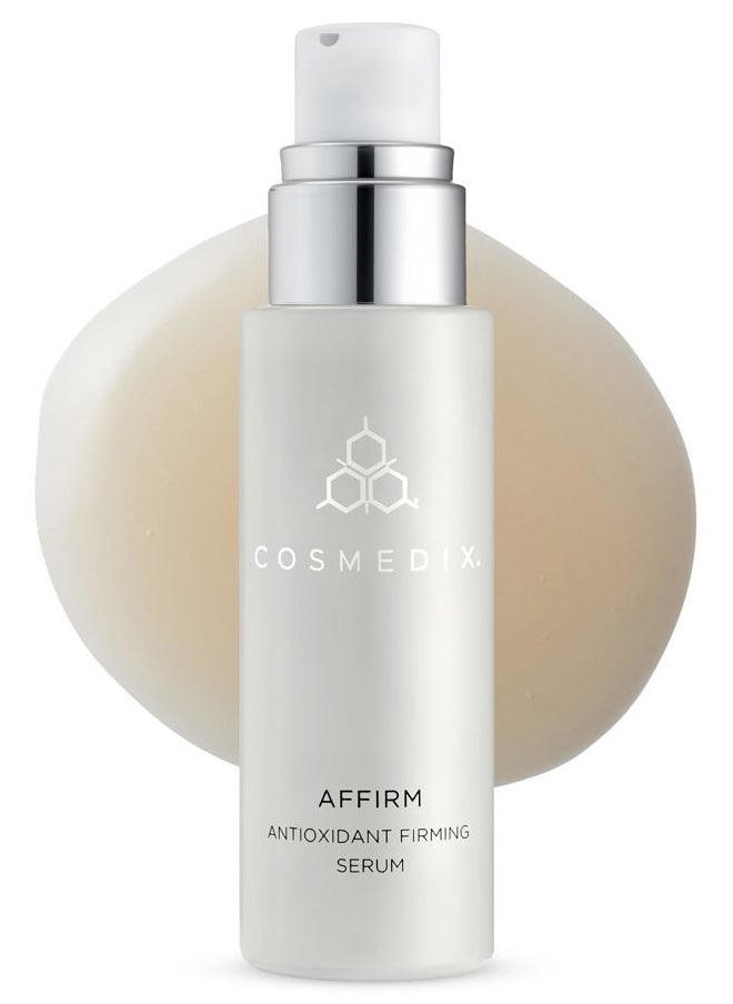 CosMedix Affirm Antioxidant Firming Serum - Tightening & Lifting Facial Serum with Essential Oils & Vitamin E for Firmer, Smoother & Healthier-Looking Skin -Skin Care for Fine Lines & Uneven Skin Tone  - Image 1