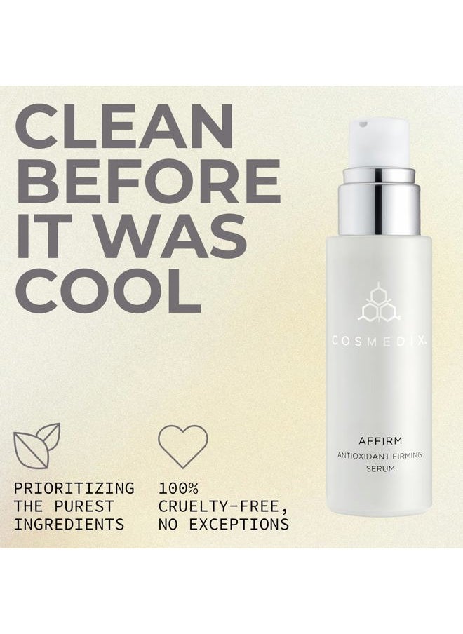 CosMedix Affirm Antioxidant Firming Serum - Tightening & Lifting Facial Serum with Essential Oils & Vitamin E for Firmer, Smoother & Healthier-Looking Skin -Skin Care for Fine Lines & Uneven Skin Tone  - Image 5