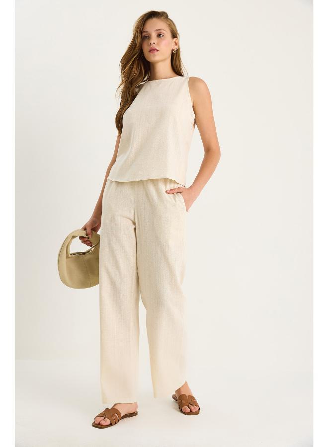 Ginger Relaxed Fit Top & Pant Coord Set - Image 3