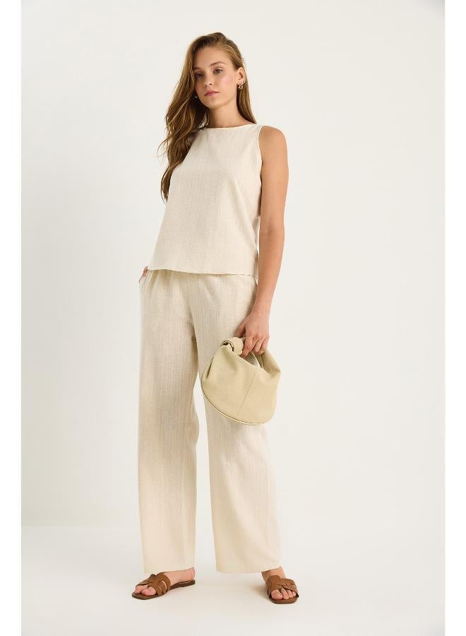 Ginger Relaxed Fit Top & Pant Coord Set - Image 4