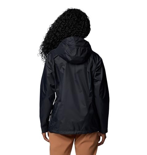 Columbia Womens Arcadia II Waterproof Rain Jacket, Black, X-Large - Image 2