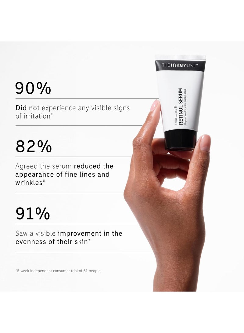 The INKEY List 1% Slow Release Retinol Serum, Targets Signs of Aging, Helps Reduce Appearance of Fine Lines and Wrinkles, For All Skin Types, 30ml, 1 fl oz - Image 3