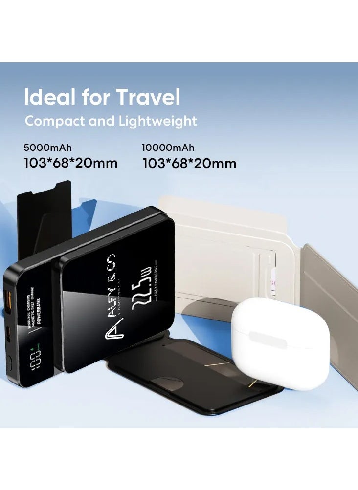 بنك طاقة Magsafe 10000 مللي أمبير في الساعة  20 وات، شاحن محمول لاسلكي مع منفذ Mag Safe iPhone 15 Pro Max/iPhone 15 Plus/14/13/12 Series، أسود - pzsku/Z23B6AD2D2A91E5B52ED6Z/45/_/1734817872/90f4bc81-a37c-4b8d-b2bc-5cd7068edebd