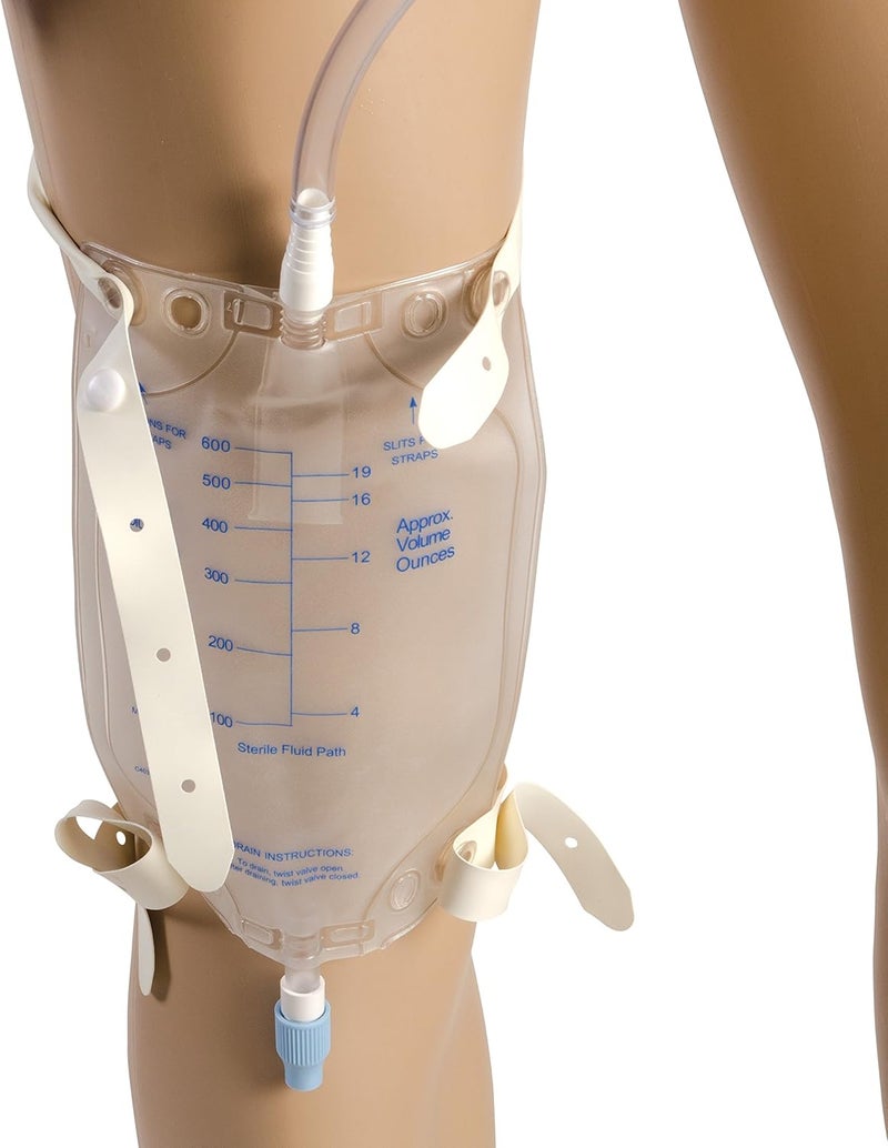 DMI Urinal for Men Portable Urinal With Elastic Waistband And Urine Collection Bag or Leg FSA and HSA Eligible Holds Up To 20 Ounces Of Fluid - Image 5