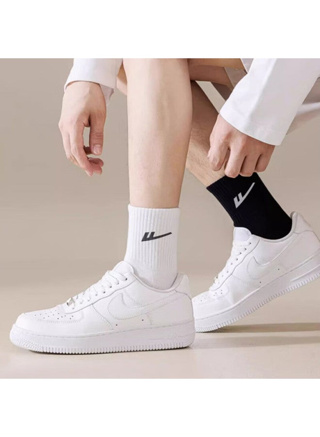 Pull Back Huili Socks, Autumn And Winter Men's Mid-calf Socks, Winter Men's Cotton Socks, Odor-resistant Socks, Sweat-absorbing Antibacterial Wear-resistant Sports Socks, Mid-calf Cotton Socks - Image 5