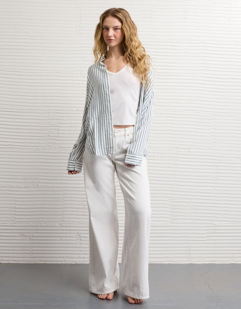 American Eagle AE Go Big Oversized Shirt - Image 3