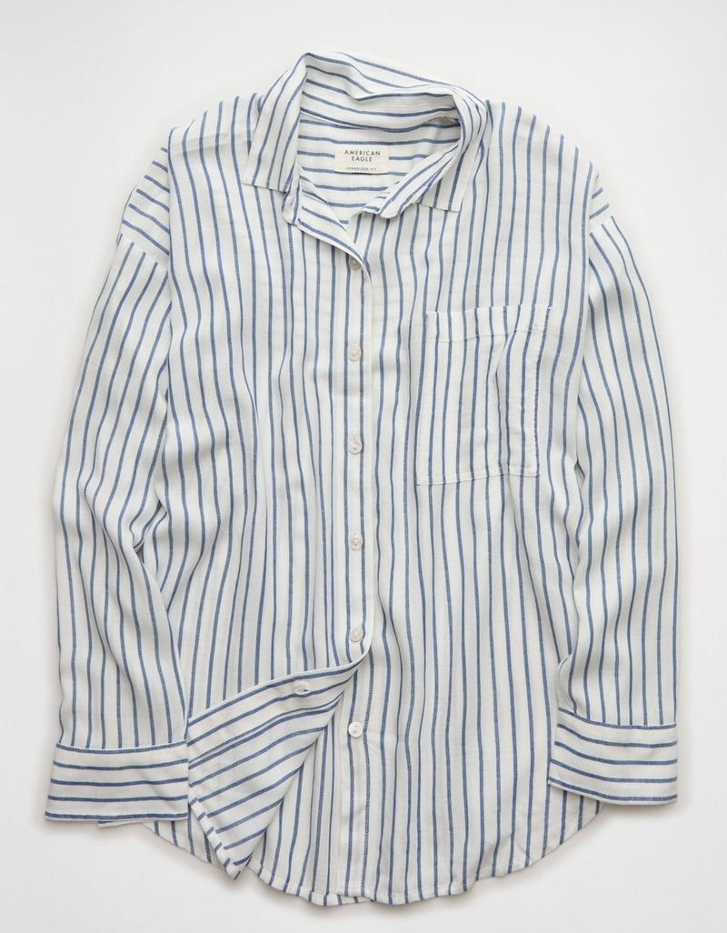 American Eagle AE Go Big Oversized Shirt - Image 4