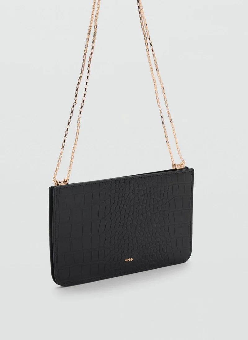 MANGO G-- Leonora Chain Detailed Crossbody