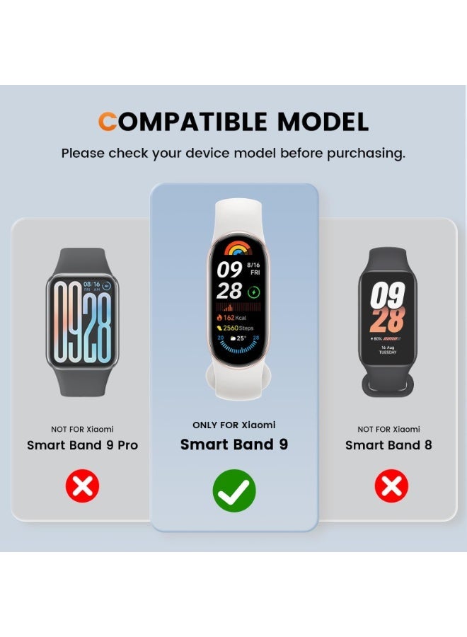 شيك فايب جراب متوافق مع Xiaomi Smart Band 9 / Smart Band 9 NFC، مضاد للخدش، طلاء TPU ناعم، جراب حماية شامل للساعة متوافق مع Xiaomi Smart Band 9 / Band 9 NFC - Image 2