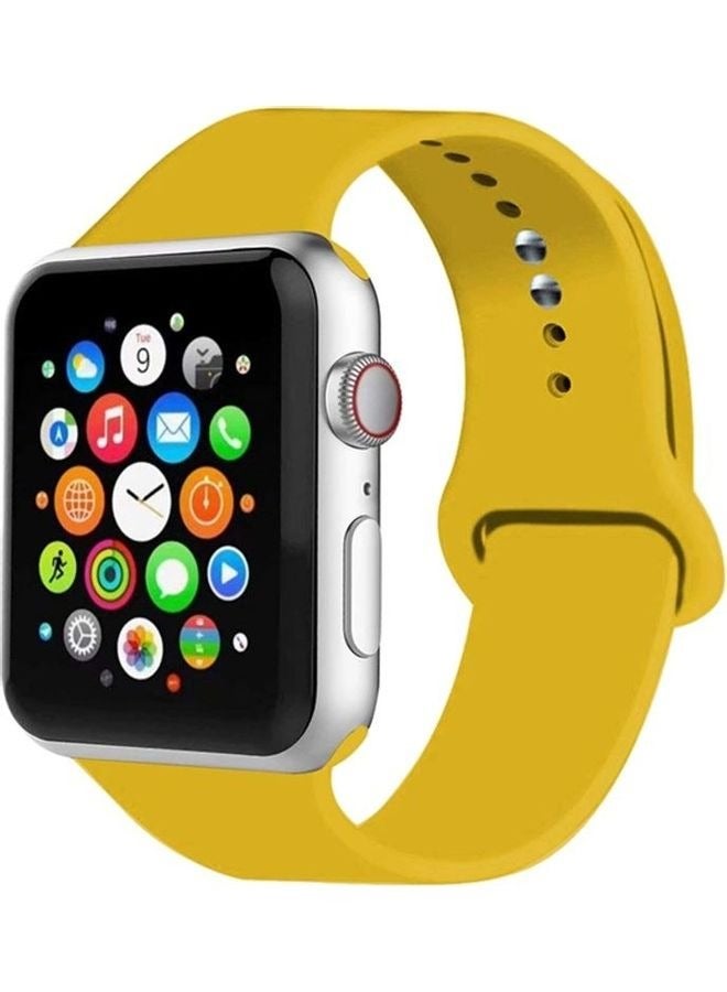 shAyzee Replacement Band For Apple Watch 38/40 mm Yellow - Image 1