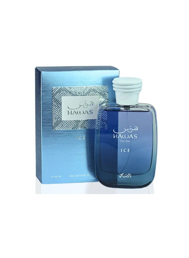 Rasasi Hoss Ice perfume for men, Eau de Parfum, 100 ml