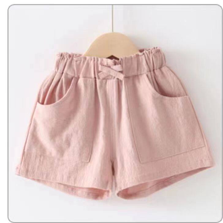 Girls Cotton Cargo Shorts Summer Lightweight - Image 3
