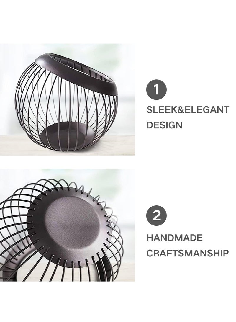 LIMOS Large Capacity Coffee Pod Holder – Round Coffee Capsule Organizer Stand for K-Cup, Espresso, and Other Pods – Creative Kitchen Storage Solution for Home or Office  - Image 4