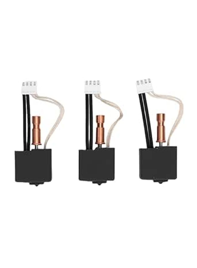 3 Pcs 3D Printer Hardened Steel Hotend Kit 0.4mm 0.6mm 0.8mm Nozzle With Extruder Thermistor For Better Printing Model - Image 1
