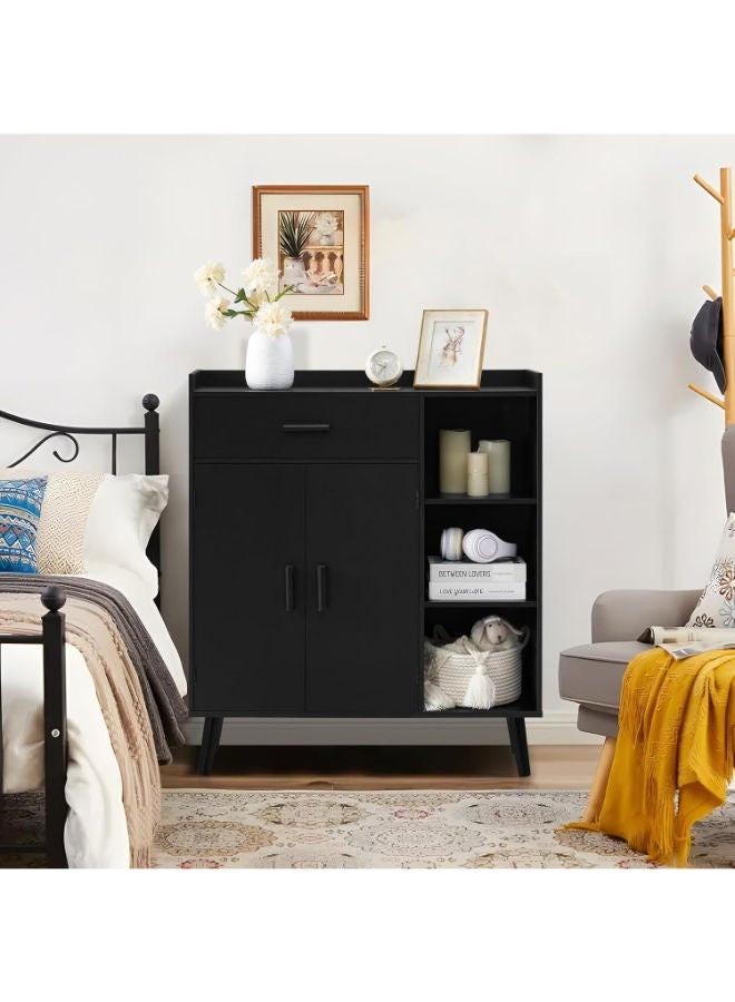 Markero Group Multi-Purpose Storage Cabinet with 1 Spacious Compartment, 2 Doors, and 3 Shelves – Perfect for Bathroom, Kitchen, Living Room, and Office Organization  - Image 3