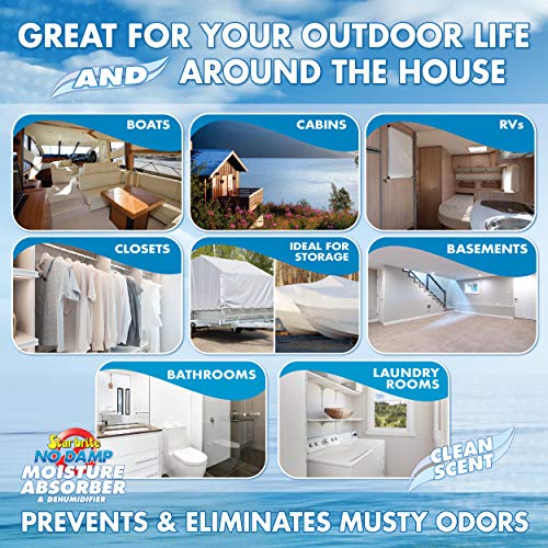 STAR BRITE No Damp Moisture Absorber & Dehumidifier - Simple, Portable, Humidity Control for Boats, RVs, Seasonal Homes & More - Prevent Musty Odor & Moisture Damage - 12 OZ (085412) - Image 4