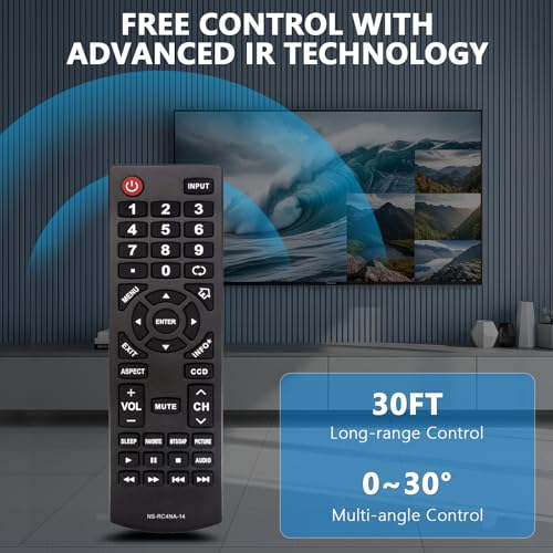 Beyution New NS-RC4NA-14 RC4NA14 Remote for Insignia TV NS-28ED200NA14 NS-50D400NA14 NS-19ED200NA14 55E4400A14 NS-58E4400A14 NS-24E400NA14 NS-60E4400A14 NS-65E4400A14 NS-50L440NA14 NS-46D400NA14 - Image 5