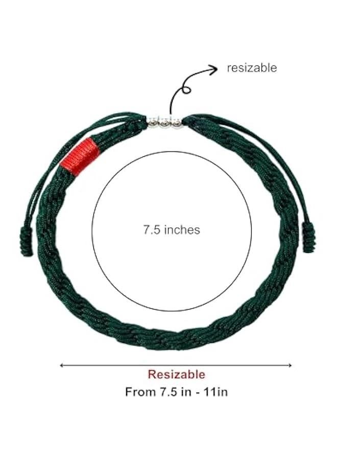 Arabest Lucky and Protection Bracelet for Men and Women, Hand Braided Rope Thread, Wrist Wrap Bracelet, Surfer String Rope for Him and Her, Women Men, Teenage - Image 4