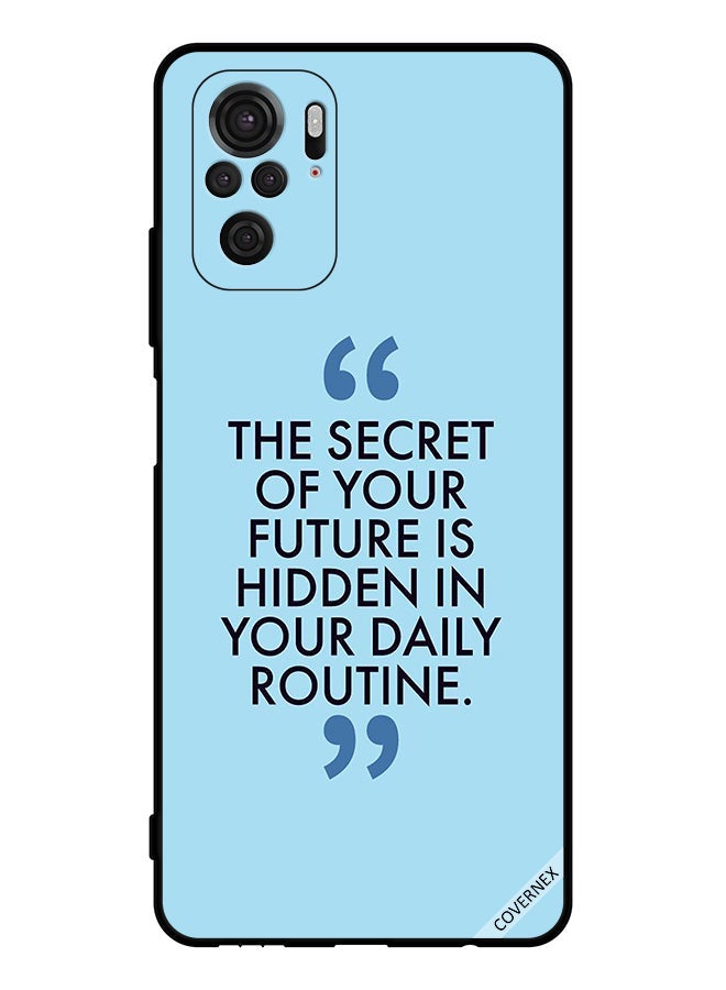 Covernex Protective Case Cover For Xiaomi Redmi Note 10 4g The Secret Of Your Future - Image 1