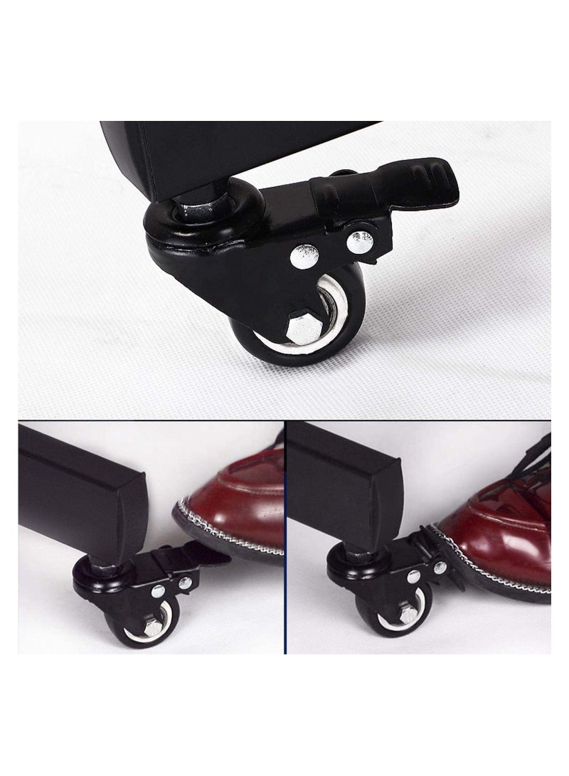 32 40 42 43, 49, 55, 75, 65, 60 65" LED TV Cart Trolley with Wheels Portable Stand - Image 4