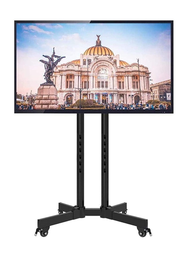 32 40 42 43, 49, 55, 75, 65, 60 65" LED TV Cart Trolley with Wheels Portable Stand - Image 3