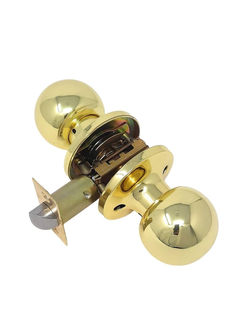 KNP KNP Knob Set 587 -GP is a premium-quality door knob designed for elegant functionality and durability.  - Image 1