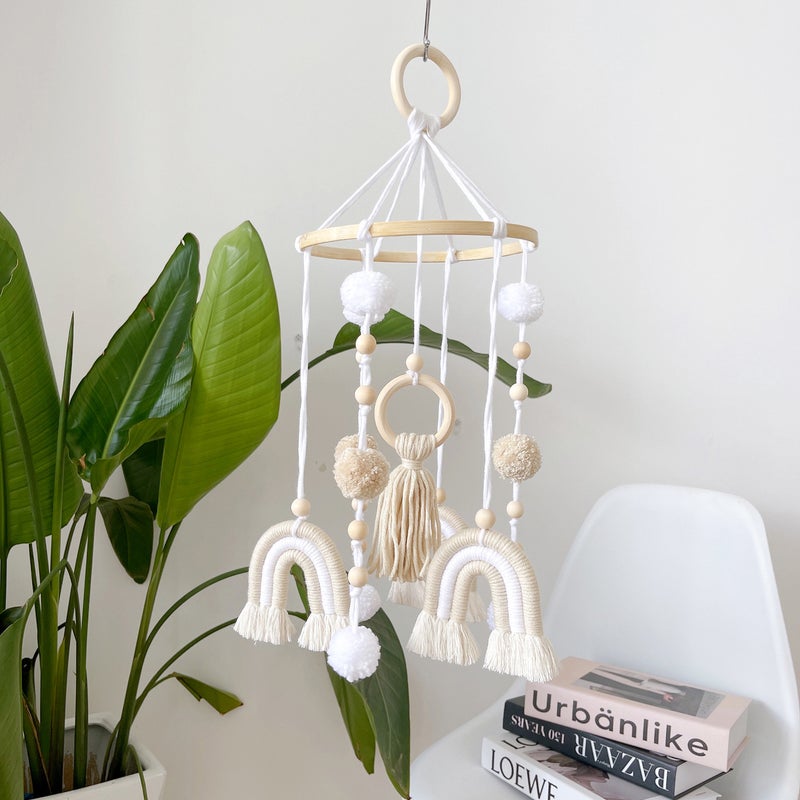 Rainbow Starry Sky Ins Wall Hanging Decoration B&B Kidsren'S Room Aerial Balance Pendant Indoor Living Room Creative Pendant - Image 3