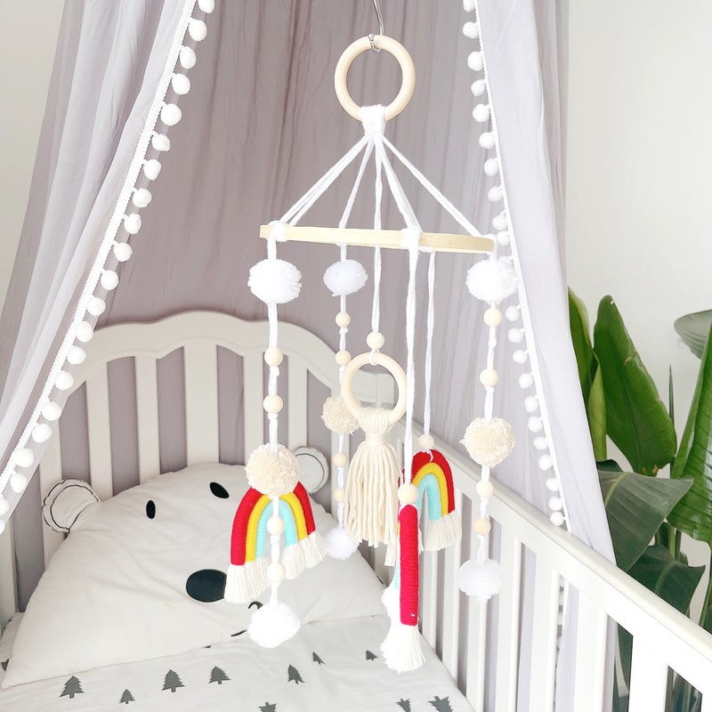 Rainbow Starry Sky Ins Wall Hanging Decoration B&B Kidsren'S Room Aerial Balance Pendant Indoor Living Room Creative Pendant - Image 5
