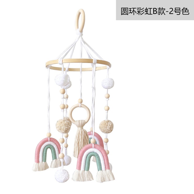 Rainbow Starry Sky Ins Wall Hanging Decoration B&B Kidsren'S Room Aerial Balance Pendant Indoor Living Room Creative Pendant - Image 1